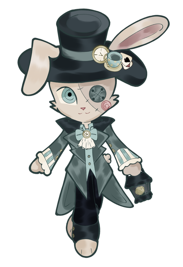 chibi of my original character, Mr. Rabbit