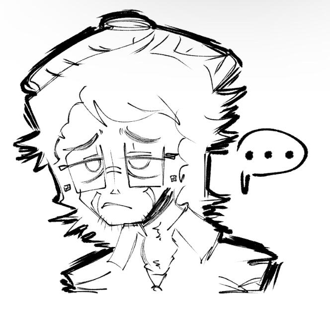 headshot of Alistair for my indie series project Roses Beneath