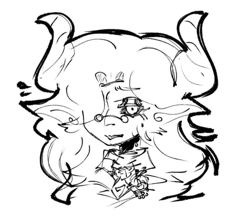 headshot of Aion for my indie series project Roses Beneath