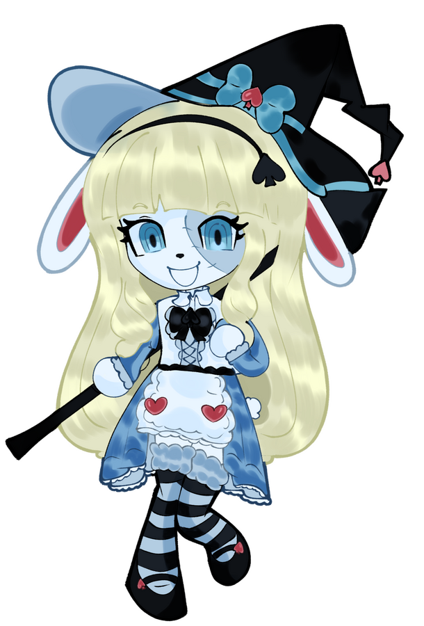 chibi of my original character, Alice The Witch