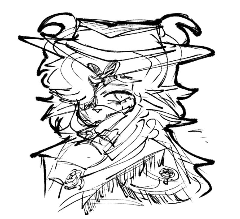 headshot of my character Angelino for my indie series project Roses Beneath