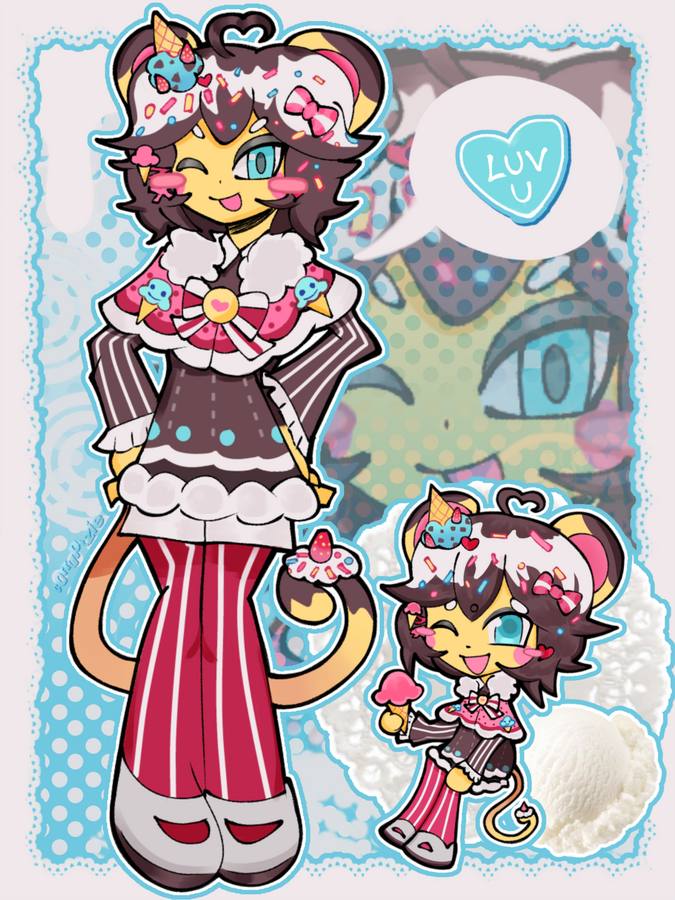 illustration of my original character Coco The Monkey!