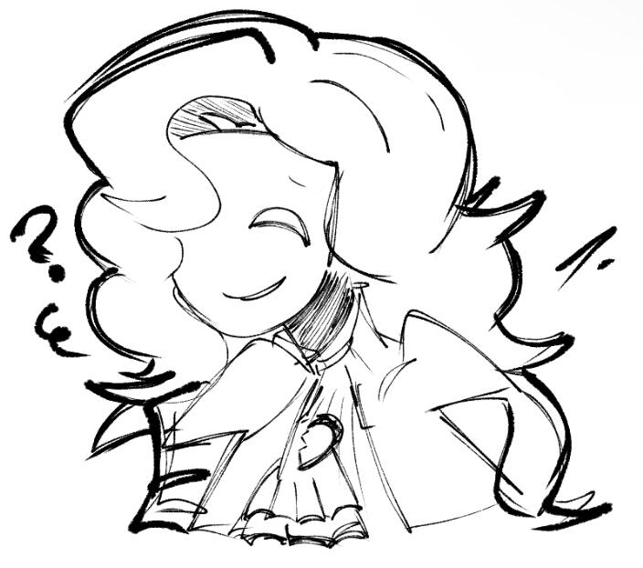 headshot of Hyacinth for my indie series project Roses Beneath