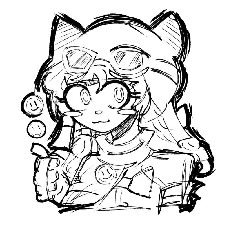 headshot of my character Cassie for my indie series project Roses Beneath